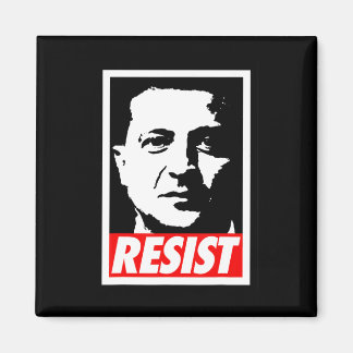 Aimant Zelenskyy - Résister Soutenir l'Ukraine Je suis av