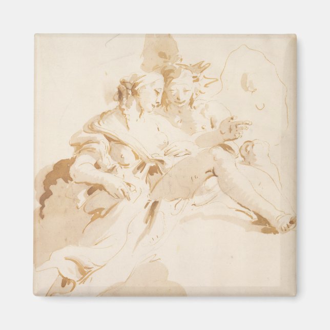 Aimant Zephyr et Flora (Devant)