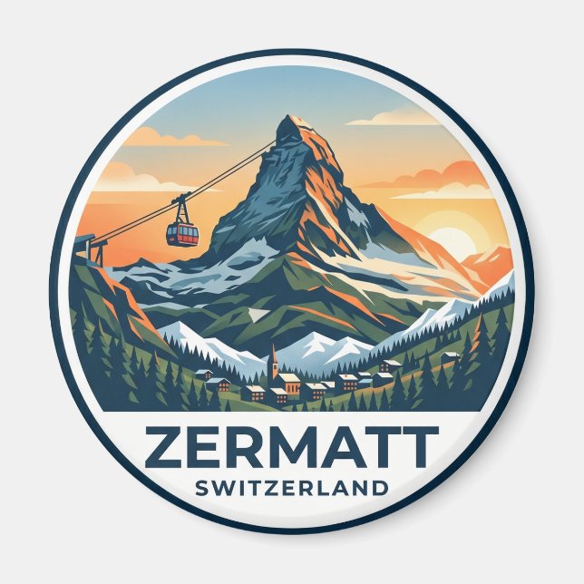 Aimant Zermatt Suisse (Devant)