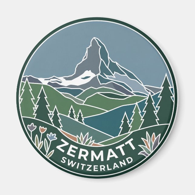 Aimant Zermatt Suisse (Devant)