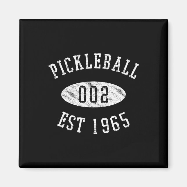 Aimant Zéro Zéro Deux Pickleball Drôle (Devant)