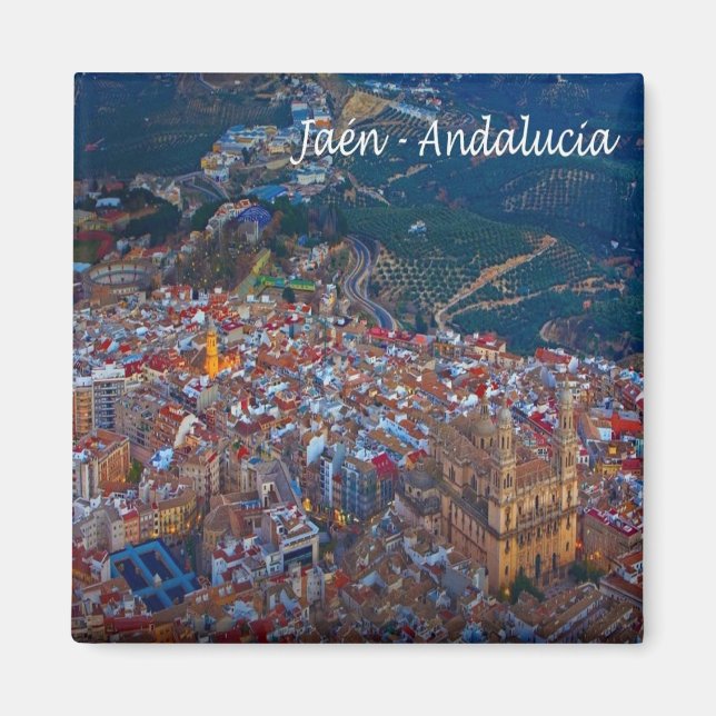 Aimant zES019 ANDALUCIA JAÉN Espagne, Fridge (Devant)
