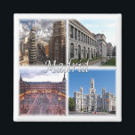 Aimant zES021 MADRID Espagne, Fridge<br><div class="desc">Vous y trouverez le souvenir de vos vacances. (zES021 MADRID Espagne Réfrigérateur magnétique). Amaze amis et parents avec les souvenirs uniques de votre voyage. Essaie-nous ! #LeoPepeDesign - espana, plaza major, gran via, cybele palace, city hall, musée du prado, europe espagne, leopepedesign, voyage photo tourisme, cadeau souvenir gadget frigo aimant,...</div>