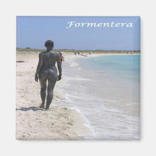 Aimant zES066 FORMENTERA BEACH Baléares Espagne, Frigo