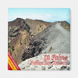 Aimant zES081 LA PALMA, VOLCAN SAN ANTONIO, Espagne, Frid