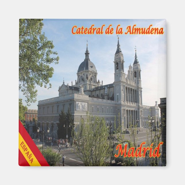 Aimant zES090 MADRID, CATHÉDRALE AMLMUDENA, Espagne, Frid (Devant)
