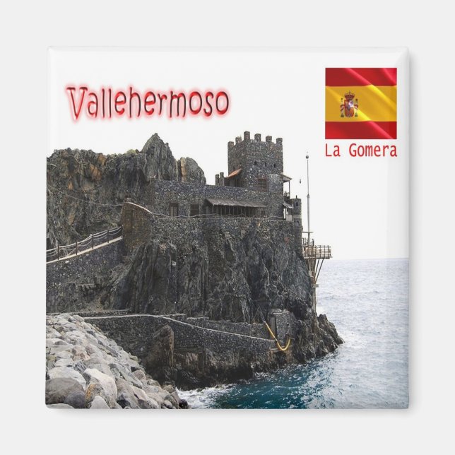 Aimant zES151 LA GOMERA Vallehermoso, Castillo del Mar, (Devant)