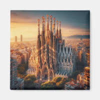 zESa13 BARCELONE Basilique Sagrada Familia, réfrig