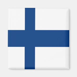 Aimant zFI001 DRAPEAU FINLANDAIS, Finlande, réfrigérateur