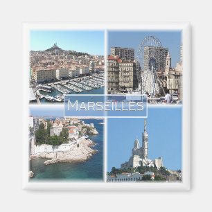 Aimant zFR035 MARSEILLES, France, Fridge