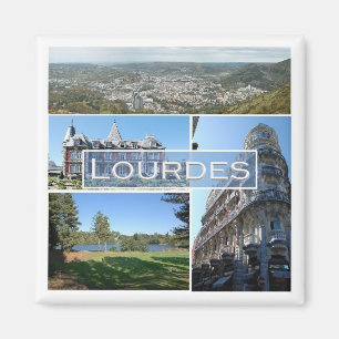 Aimant zFR039 LOURDES, France, Fridge