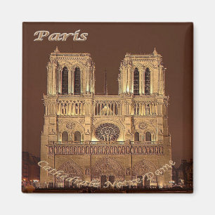 Aimant zFR061 NOTRE DAME Paris, France, Fridge