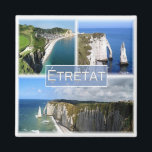 Aimant zFR101 ETRETAT Normandie, Frigo<br><div class="desc">Vous y trouverez le souvenir de vos vacances. Cette catégorie contient des aimants frigorifiques de nombreux endroits en France Normandie, Etretat, Les falaises d'Étretat. (zFR101 ETRETAT Normandie, aimant frigo). Amaze amis et parents avec les souvenirs uniques de votre voyage. Essaie-nous ! #LeoPepeDesign - le panorama des falaises vue mer, leopepedesign,...</div>