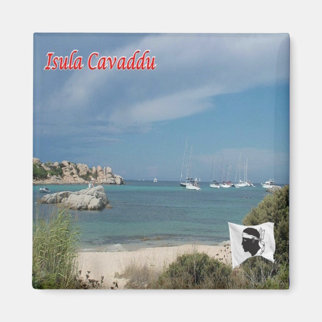 Aimant zFR116 île de CAVALLO, Corse (Devant)