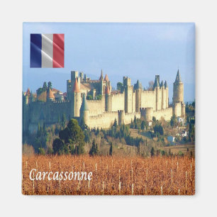 Aimant zFR143 CARCASSONNE, France, Fridge
