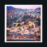 Aimant zGA007 LIBREVILLE, Gabon, Afrique, Fridge<br><div class="desc">Vous y trouverez le souvenir de vos vacances. (zGA006 LIBREVILLE,  Gabon,  Aimant frigo Afrique). Amaze amis et parents avec les souvenirs uniques de votre voyage. Essaie-nous ! #LeoPepeDesign - panorama de libreville,  gabon d'afrique,  leopepedesign,  tourisme photo voyage,  aimant frigo gadget cadeau gadget frigo.</div>