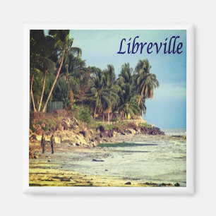 Aimant zGA008 LIBREVILLE, Gabon, Afrique, Réfrigérateur