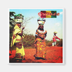 Aimant zGN007 GUINÉE, Fule Women, Afrique, Réfrigérateur