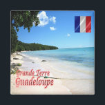 Aimant zGP004 GUADELOUPE, Grande-Terre, plage, réfrigérat<br><div class="desc">Vous y trouverez le souvenir de vos vacances. (zGP004 GUADELOUPE,  Grande-Terre,  aimant de réfrigérateur de plage). Amaze amis et parents avec les souvenirs uniques de votre voyage. Essaie-nous ! #LeoPepeDesign - vue sur la plage de grand terre,  guadaloupe amérique,  leopepedesign,  voyage en photo tourisme,  cadeau souvenir gadget frigo aimant.</div>