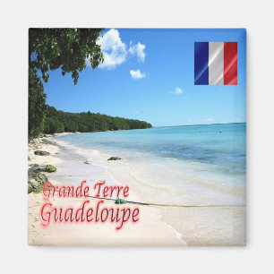 Aimant zGP004 GUADELOUPE, Grande-Terre, plage, réfrigérat