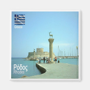 Aimant zGR038 RHODES, Grèce, Fridge