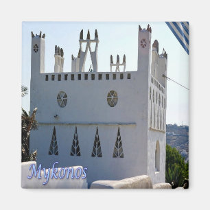 Aimant zGR098 MYKONOS, Taubenturmteco, Grèce, Fridge