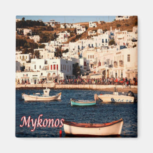 Aimant zGR114 MYKONOS - Côte - Grèce - Réfrigérateur