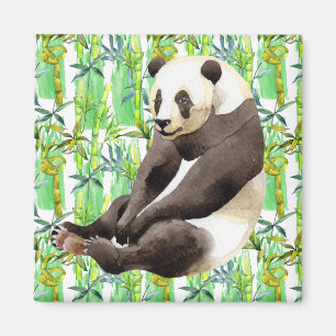 Aimant Zhen Zhen Panda sur le bambou