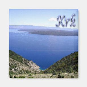 Aimant zHR014 KRK - CRES - Croatie - Frigo