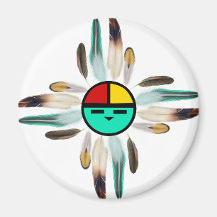 Aimant Zia Sun God with Feathers