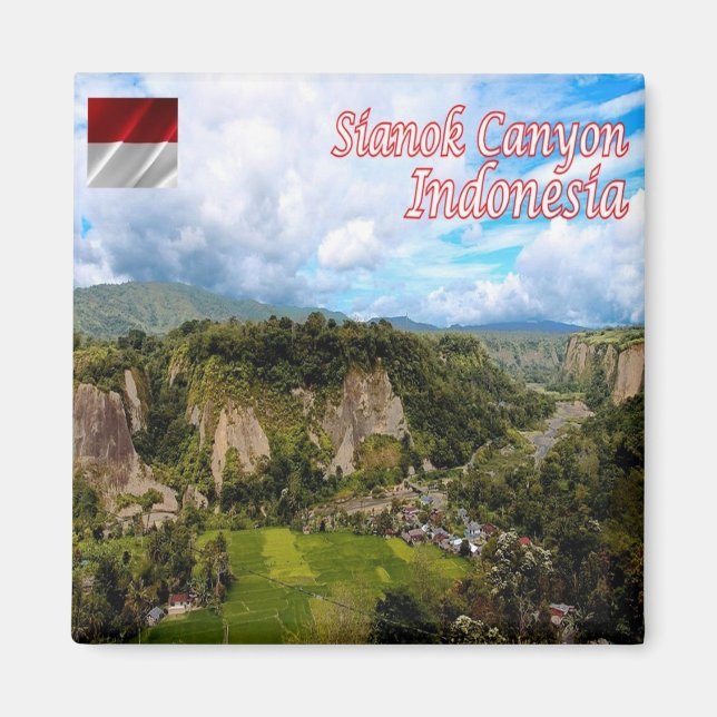 Aimant zID011 CANYON DE SIANOK Le Bukittinggi, Réfrigérat (Devant)