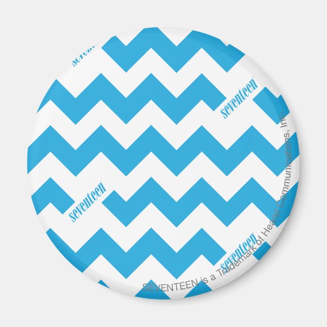 Aimant ZigZag Aqua (Devant)