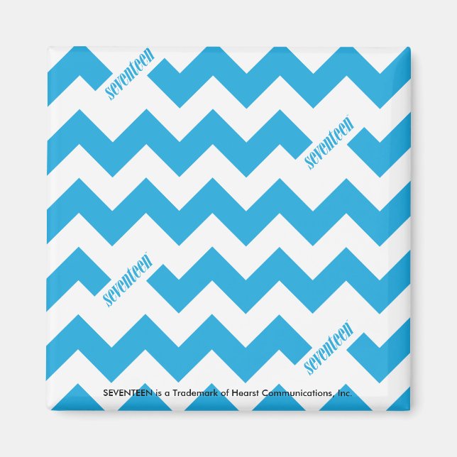 Aimant ZigZag Aqua (Devant)