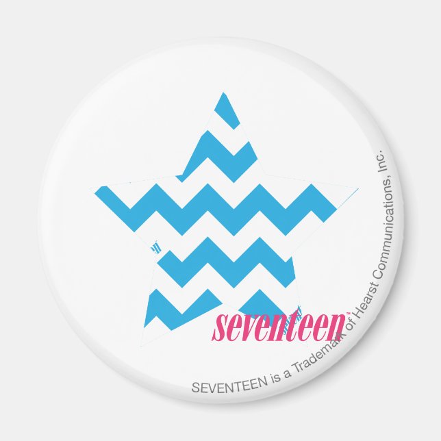 Aimant ZigZag Aqua 2 (Devant)