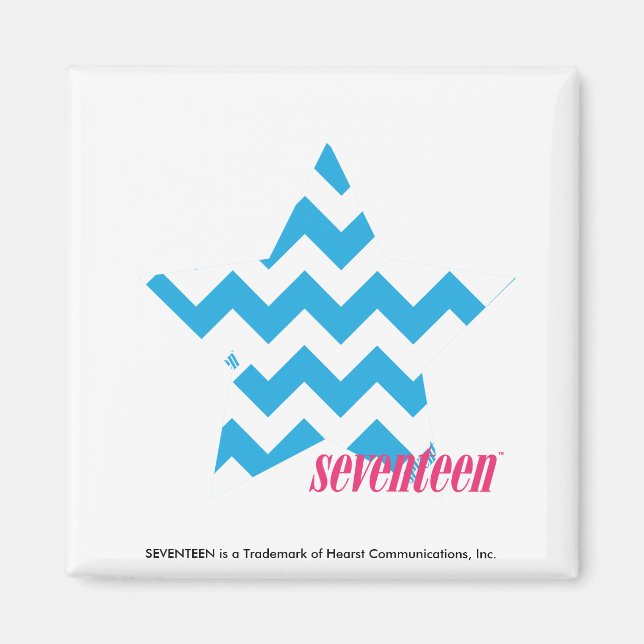 Aimant ZigZag Aqua 2 (Devant)