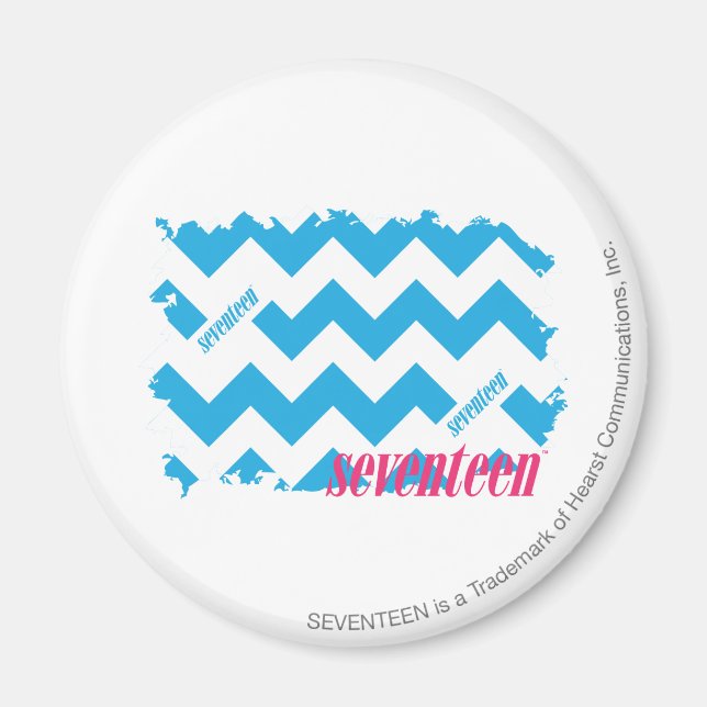 Aimant ZigZag Aqua 3 (Devant)