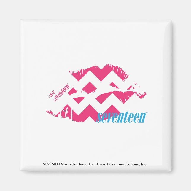 Aimant ZigZag Magenta (Devant)