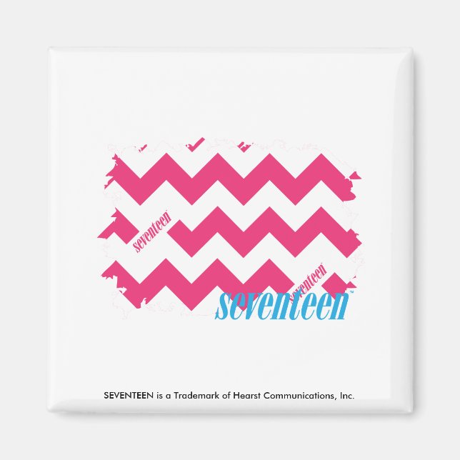 Aimant ZigZag Magenta 4 (Devant)