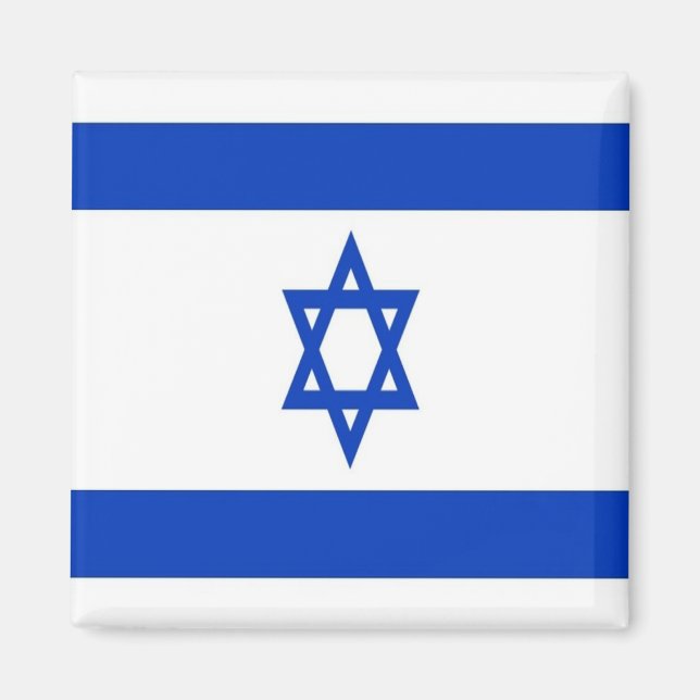 Aimant zIL001 Israël DRAPEAU Israël, réfrigérateur (Devant)