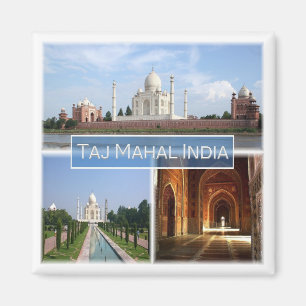 Aimant zIN010 LE TAJ MAHAL, Inde, Asie, Fridge