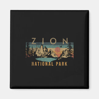 Aimant Zion National Park Utah Usa Vintage extérieur