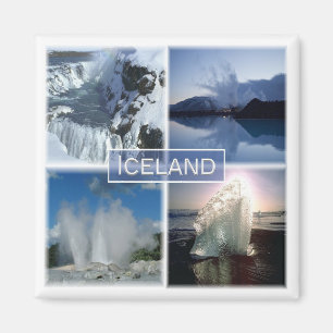 Aimant zIS001 Iceland - Fridge