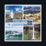 Aimant zIS004 LANDMANNALAUGAR - Islande - Frigo<br><div class="desc">Vous y trouverez le souvenir de vos vacances. Cette catégorie contient des souvenirs de nombreux endroits dans : Islande - Erupting geyser - Landmannalugar - Jokulsarlon - Svartifoss. Amaze amis et parents avec les souvenirs uniques de votre grand voyage! Essayez-nous !</div>