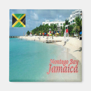 Aimant zJM011 JAMAICA, Montego Bay, Amérique, Frigo