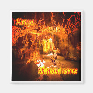 Aimant zKE024 KENYA, Shimoni, Grottes, Afrique, Réfrigéra