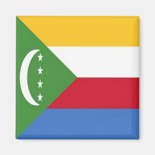 Aimant zKM001 COMOROS, Drapeau, Afrique, Réfrigérateur
