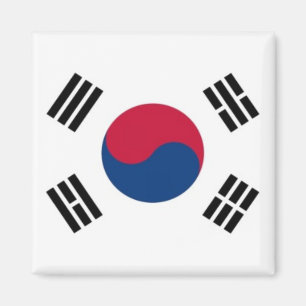 Aimant zKR001 Corée du Sud - DRAPEAU, Fridge