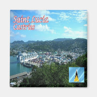 zLC007 CASTRIES, Sainte-Lucie, Amérique, Frigo
