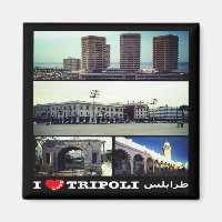 zLY018 TRIPOLI I Love, Mosaic, Libye, Frigo