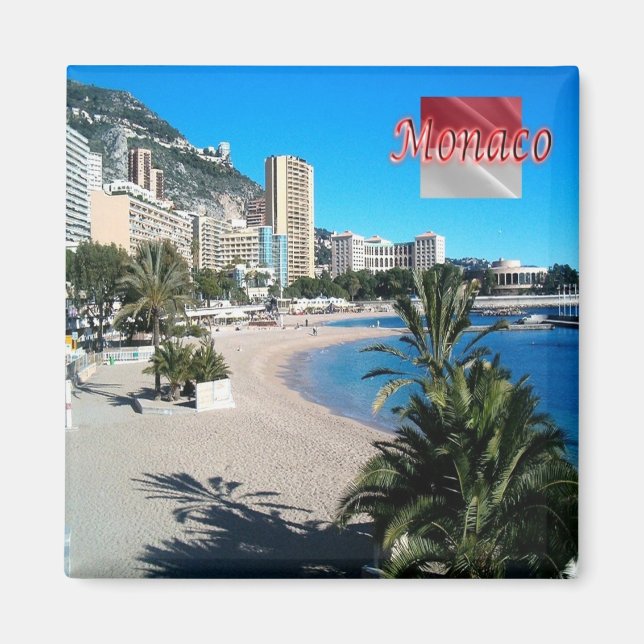 Aimant zMC041 LARVOTTO, Monaco, Frigo (Devant)